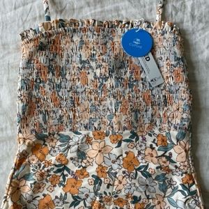 Cupshe Floral Swimsuit 🌼🧡